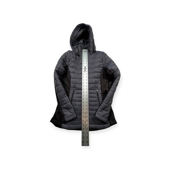 Mondetta Outdoor Project Black Jacket Size Small Horizontal Lined Shell Hood 392 - Picture 3 of 7